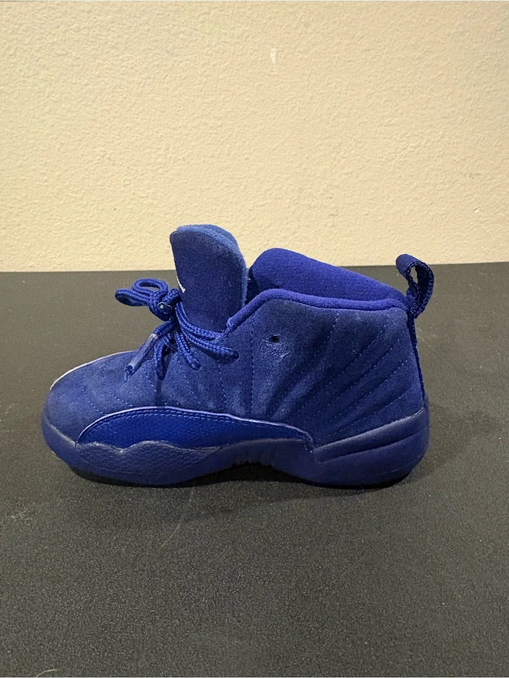 Jordan Air Jordan 12 Retro Deep Royal Blue Suede Baby Sneakers Jumpman Logo 9C